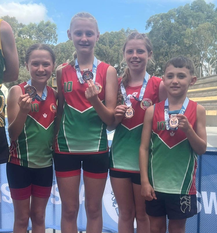 State Athletics relay team