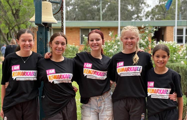 School Spectacular students